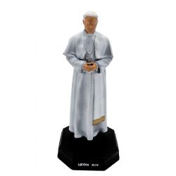 Imagen del Papa Le�n XIV en impresi�n 3D blan...