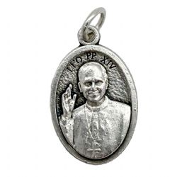 Medalla Papa Le�n XIV de metal - 22 mm