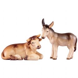 BUEY-BURRO ARTIS TALLA DE MADERA