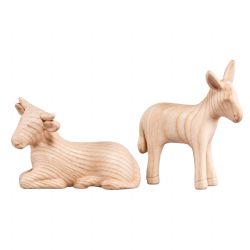 BUEY-BURRO FIDES TALLA DE MADERA