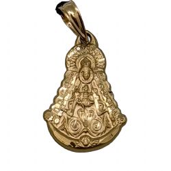 MEDALLA ORO 18 KT VIRGEN ROCIO