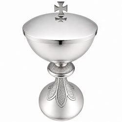 Cop�n de metal plateado cl�sico