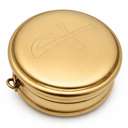 Portavi�tico de lat�n dorado - 6 cm - capacid...