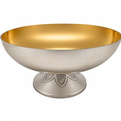 Cop�n patena de lat�n plateado 17 x 8 cm