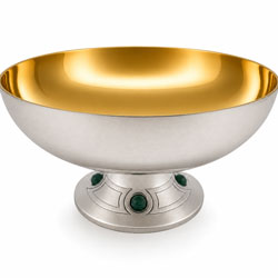 Cop�n patena de lat�n plateado 17 x 9 cm