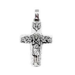 CRISTO DE SANTIAGO PLATA DE LEY 35X25 MM