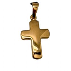  Cruz plana sin Cristo en oro de 18 quilates de...