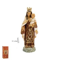 Imagen de la Virgen del Carmen de 13 cm