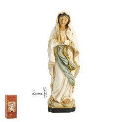 Imagen de la Virgen de Lourdes de 20 cm