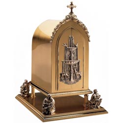Sagrario gtico con doble puerta y expositor ...