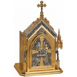 Sagrario gtico con el Cordero de Dios y los ...