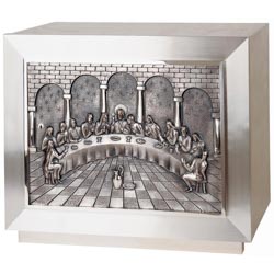 Sagrario moderno con escena de la ltima Cena...