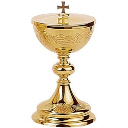 Copn moderno en metal dorado con motivos sim...