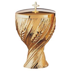 Copn moderno en latn dorado con espigas en ...